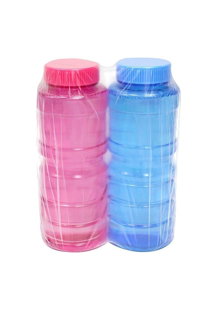 DAISO Bubble Solution - 7.94 Fl Oz - 235 mL - 2 Pcs Blue/Pink - Image 3